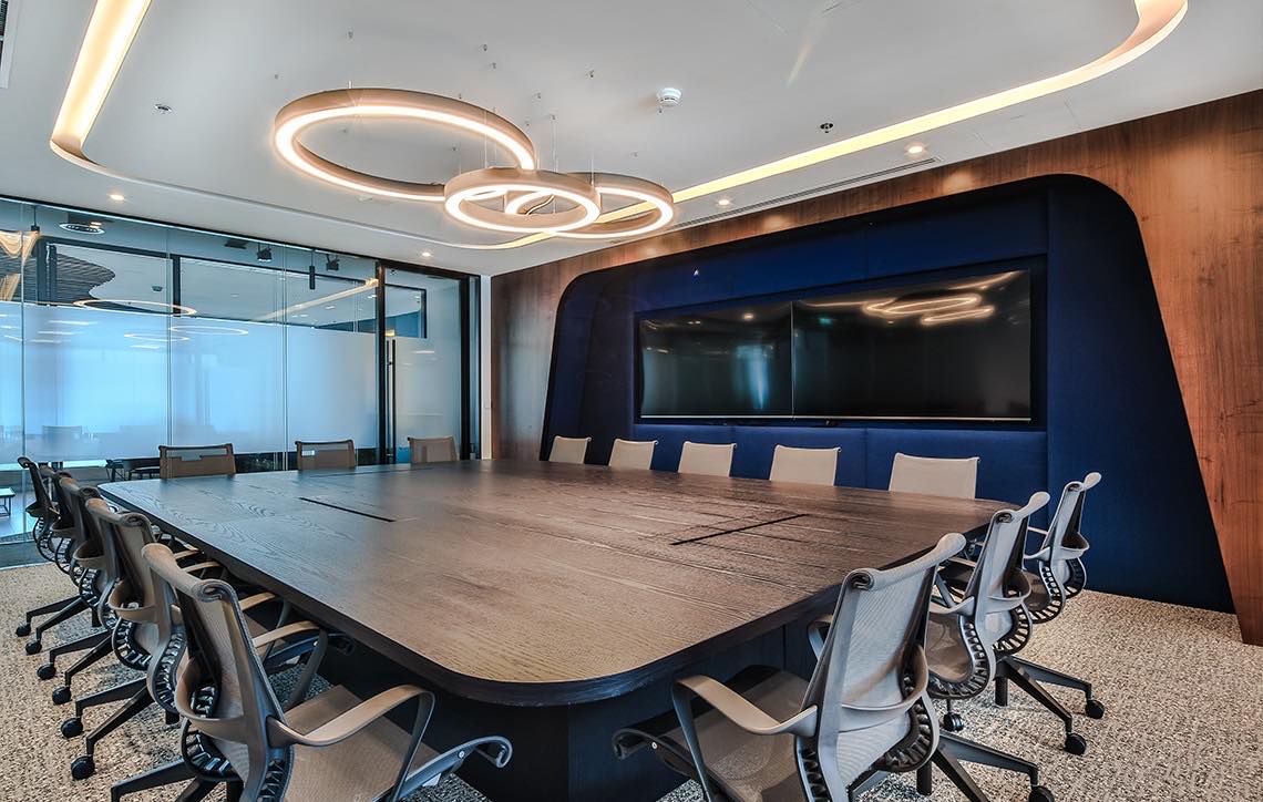 Corporate office interior fitout DIFC Dubai